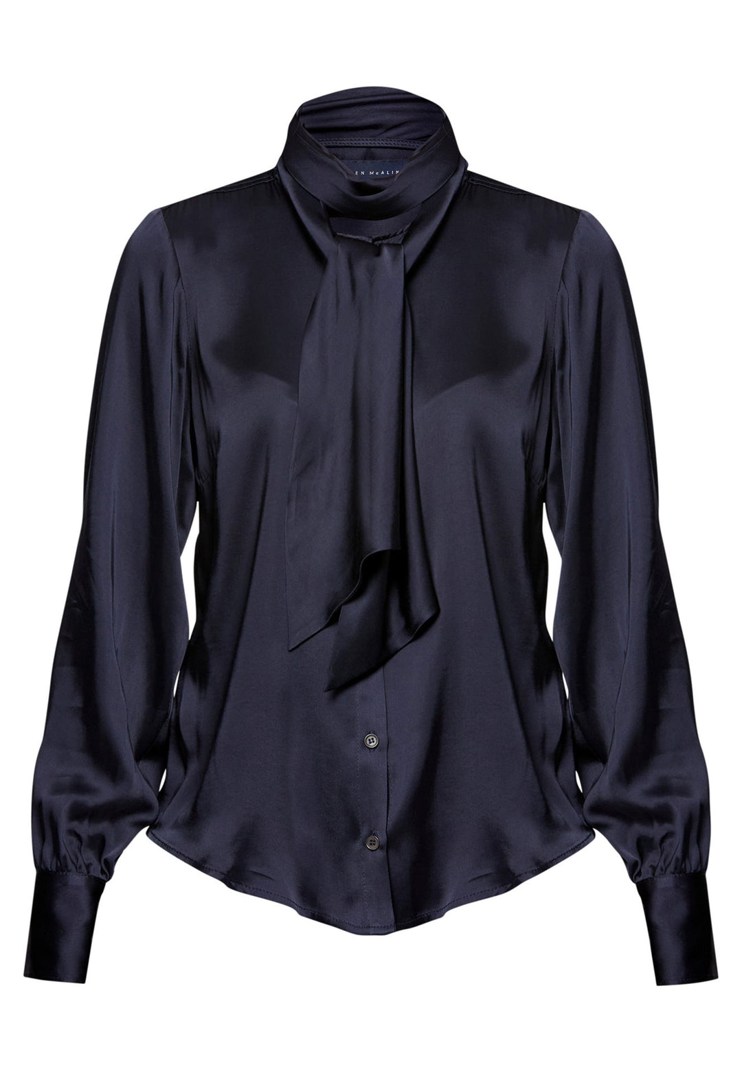Anastasia Navy Pussybow Blouse