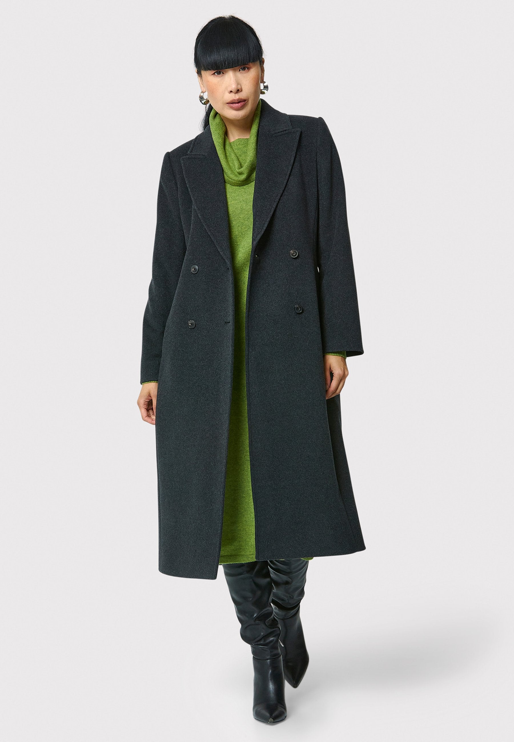 Beryl Charcoal Grey Coat Helen McAlinden