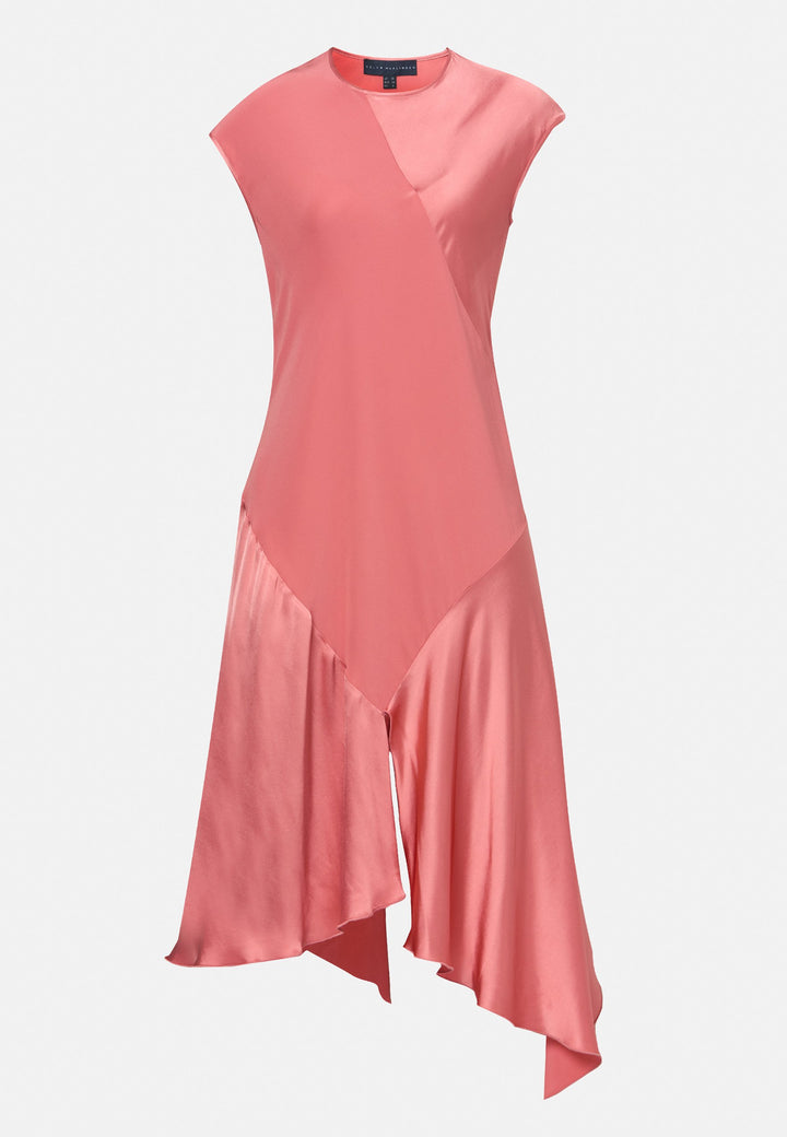 Carmin Coral Rose Dress