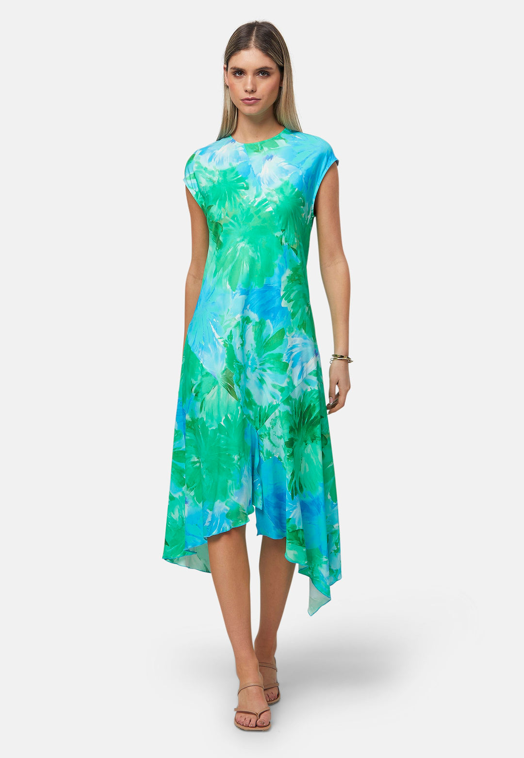 Carmin Lagoon Print Dress