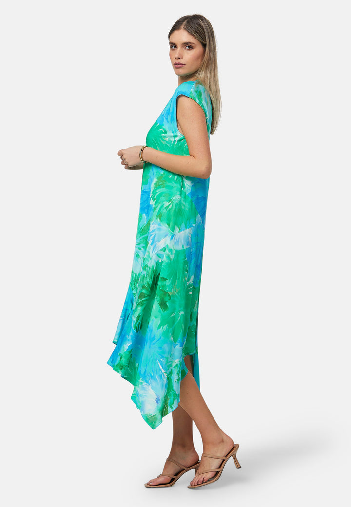 Carmin Lagoon Print Dress