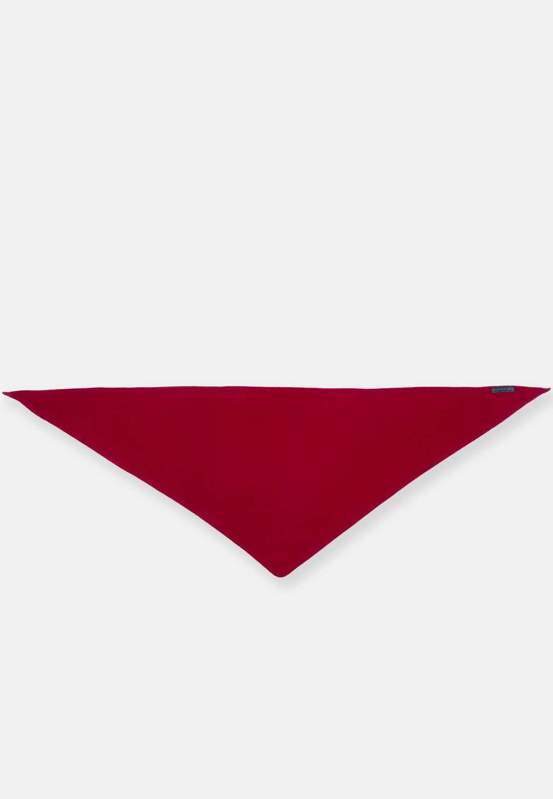Cashmere Ruby Red Triangle Scarf
