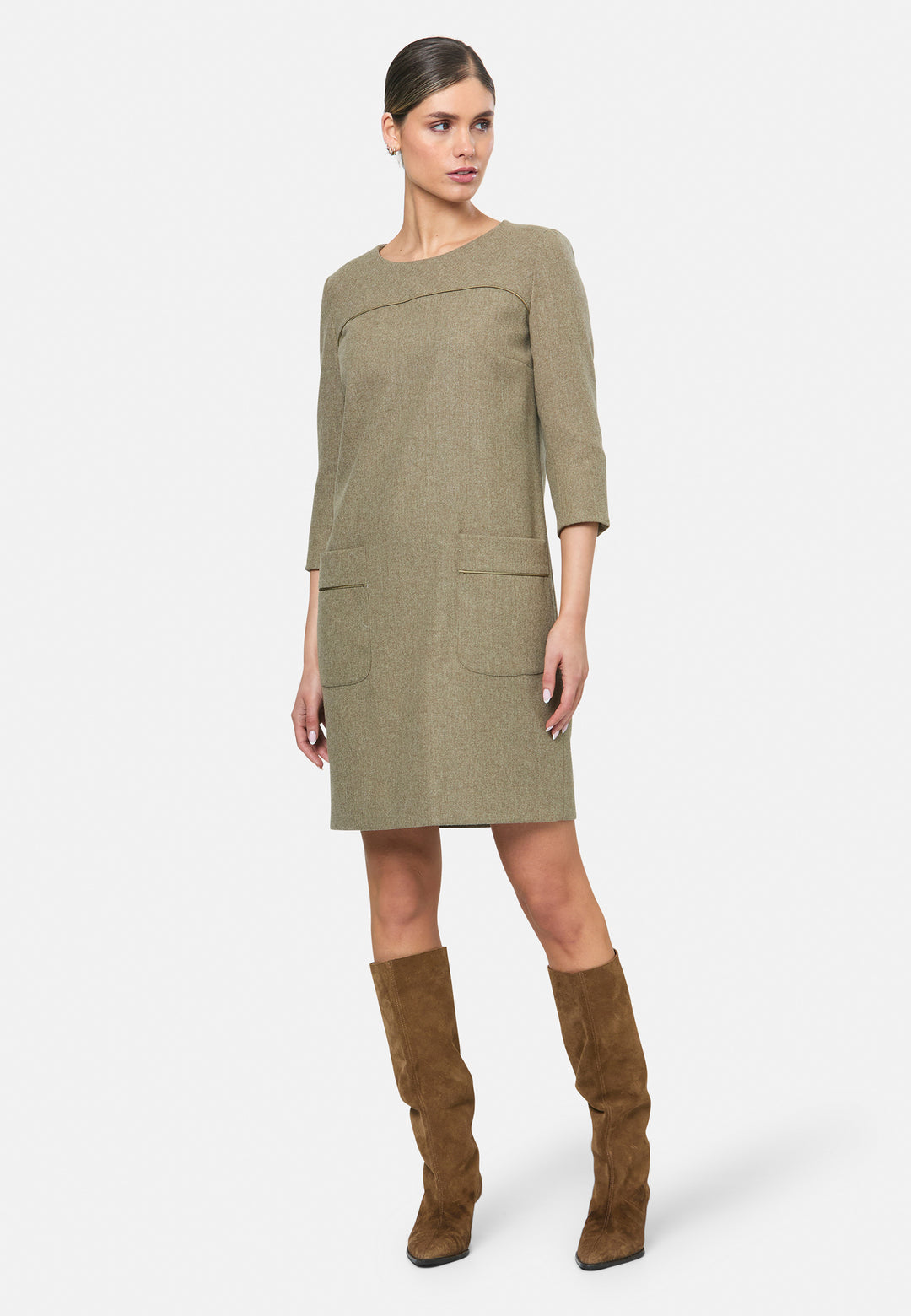 Cilla Soft Umber Dress