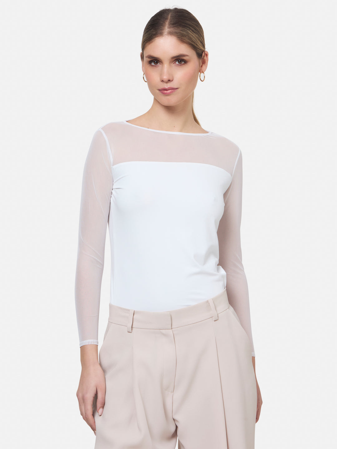 Aaliyah White Top