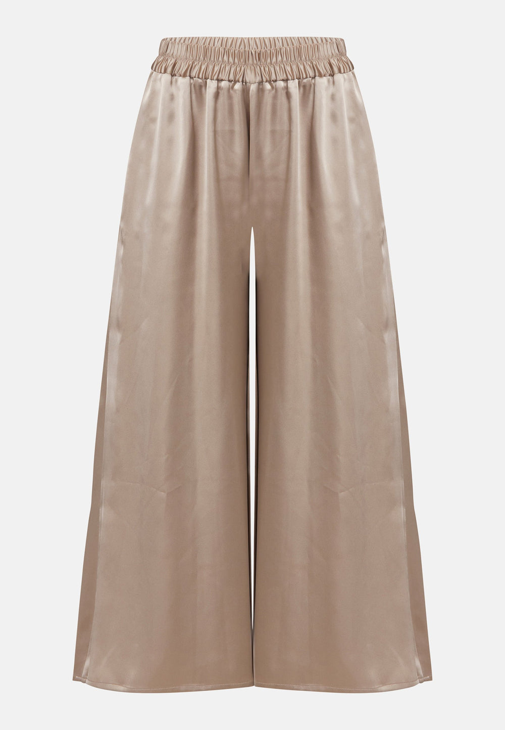 The Imogen Coffee trousers bring chic comfort and versatility to your wardrobe. With a flowing wide leg that elegantly falls to the ankle. These trousers prioritize comfort with an elasticated gathered waistband. Pair this bestselling silhouette with our Berna Coffee top for an elegant co-ord look.