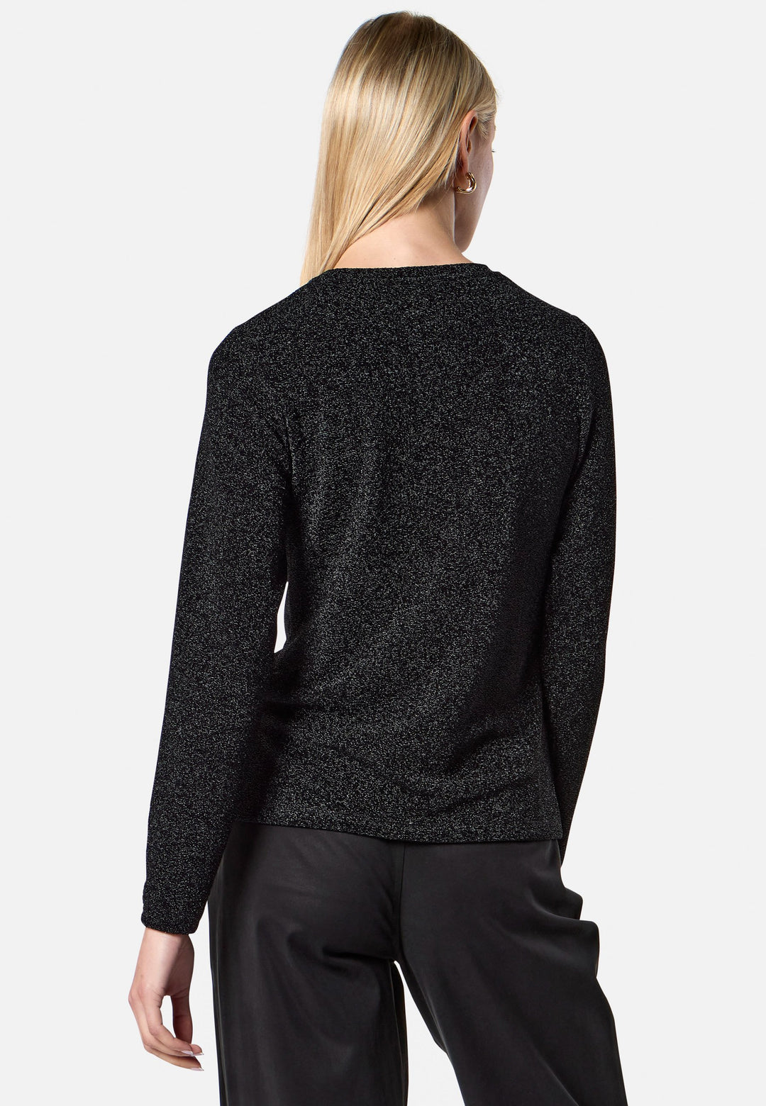 Sienna Black Shimmer Top