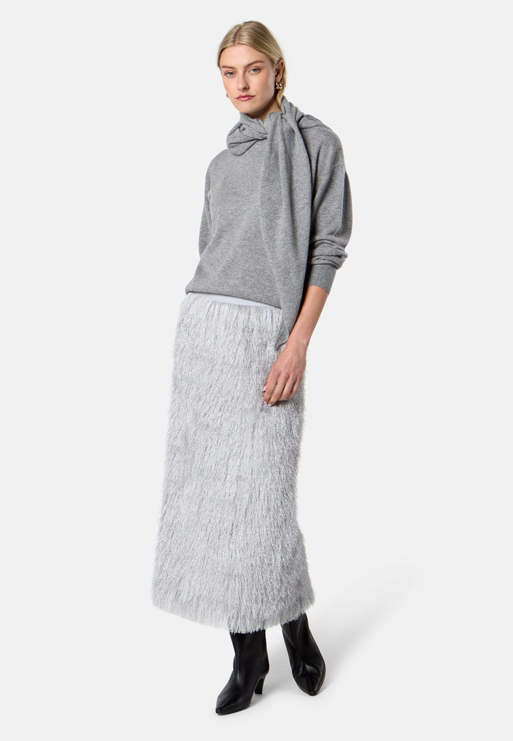 Roz Silver Tassel Skirt