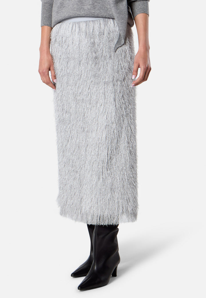 Roz Silver Tassel Skirt