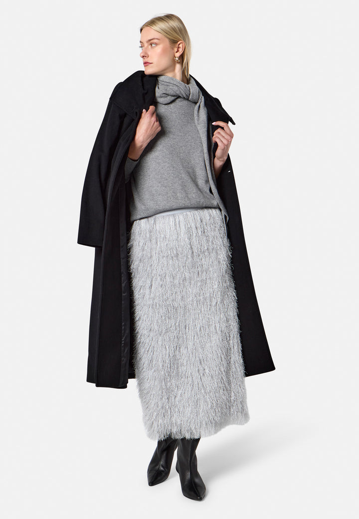 Roz Silver Tassel Skirt