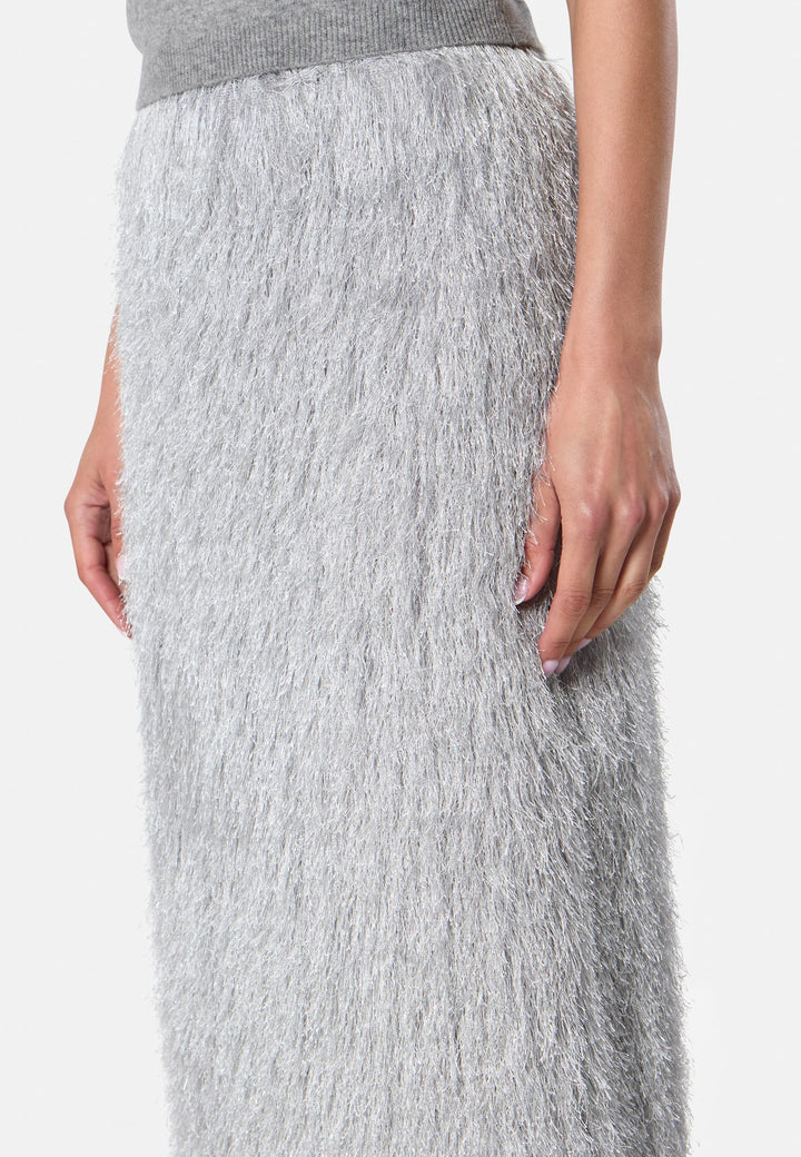 Roz Silver Tassel Skirt
