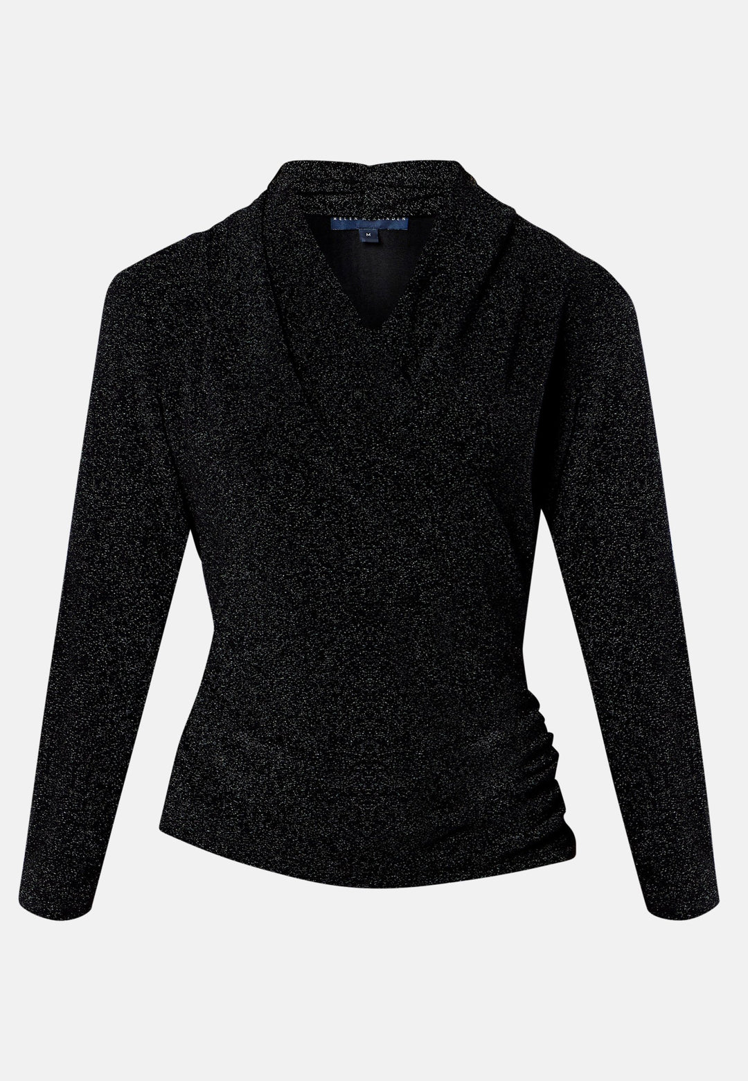 Roxanne Black Shimmer Top