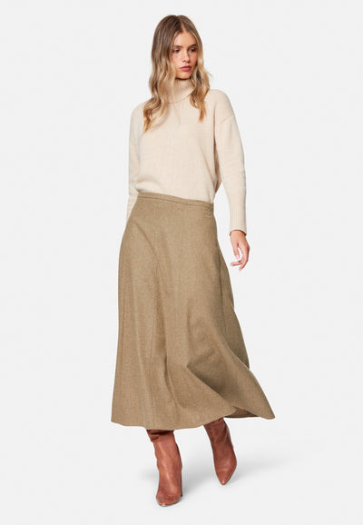 Tracey Soft Umber Skirt