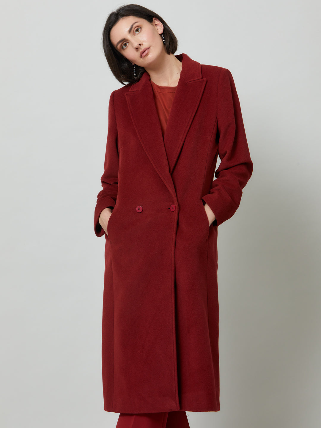 Beryl Russet Red Coat