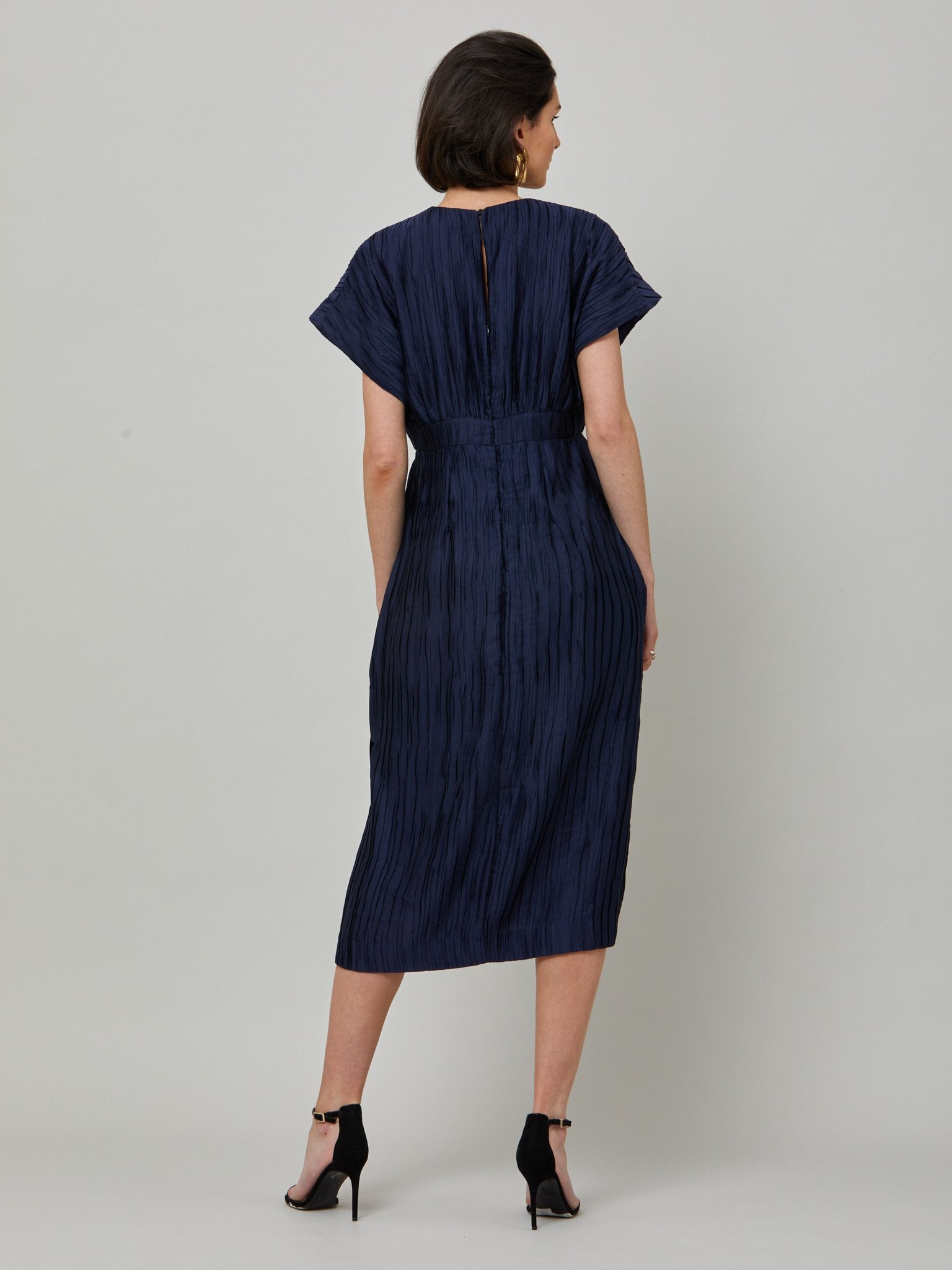 Mid length 2025 pleated dress